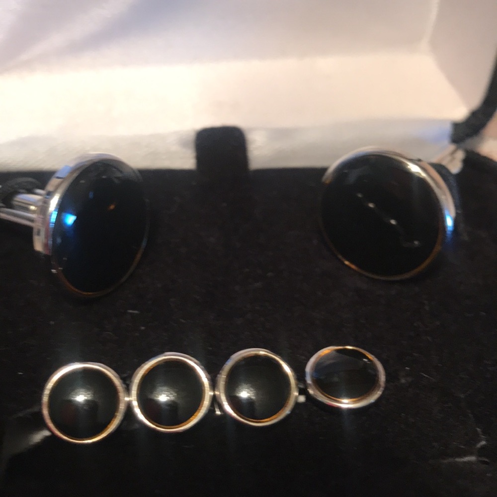 Pronto Uomo Cuff Links And Studs - image 2